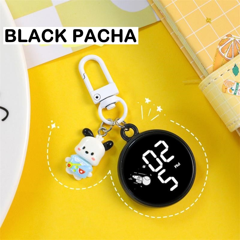 Jual RRNS 387 Jam Tangan Gantungan Kunci Key Chain LED Digital Wanita ...