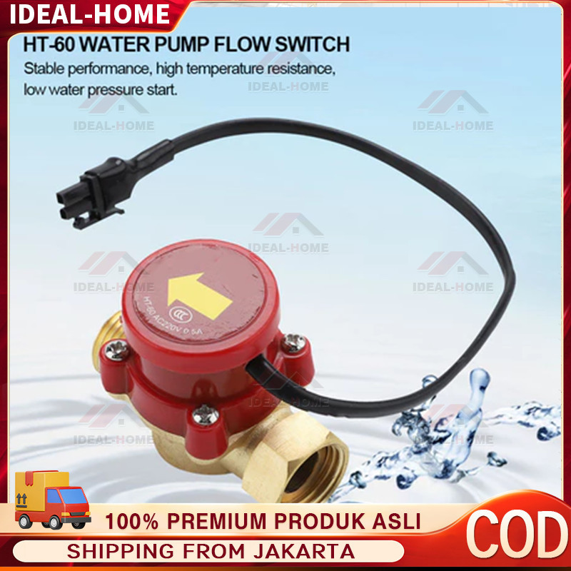 Jual Saklar Otomatis Pompa Booster 1/2 inch saklar Water Flow Switch ...