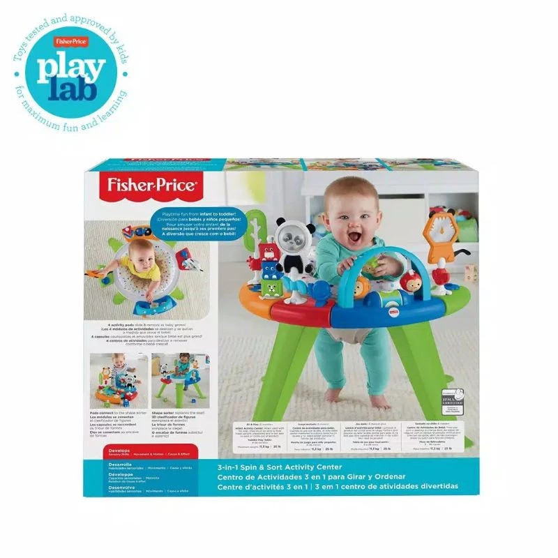 Sit Me Up Chair Baby Fisher-Price: 3-in-1 Spin Sort Activity