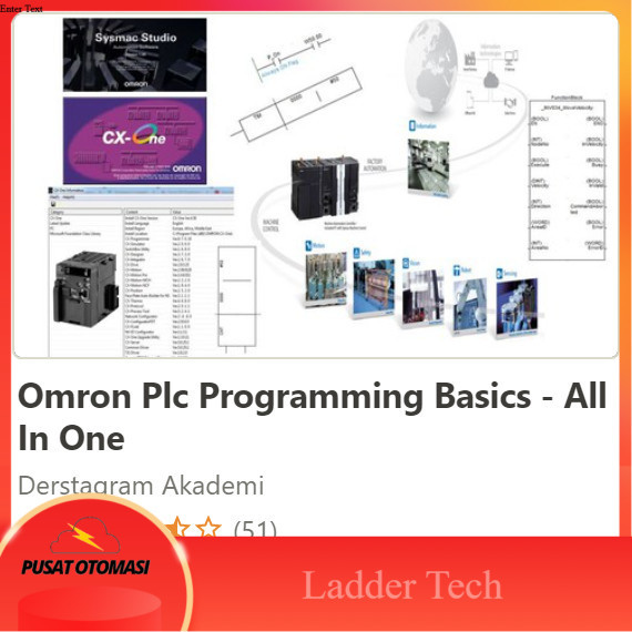Jual Omron Tutorial PLC Programming Basics - All In One Cx Programmer ...