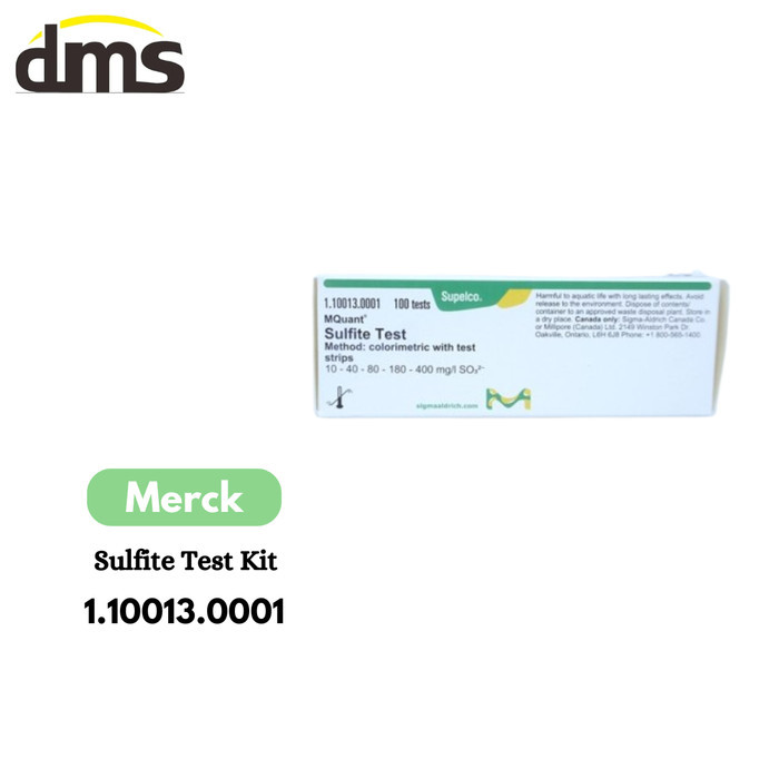 Jual Sulfite Test Kit 100 Tests Merck | Shopee Indonesia