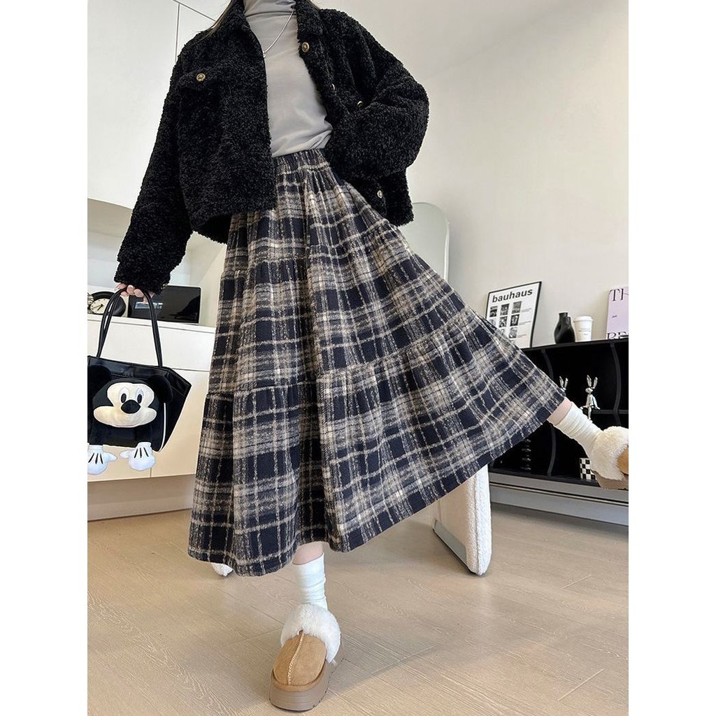 Jual FRIDAY OUTFIT_ROK PANJANG GAYA KOREA HARPER SKIRT | Shopee Indonesia