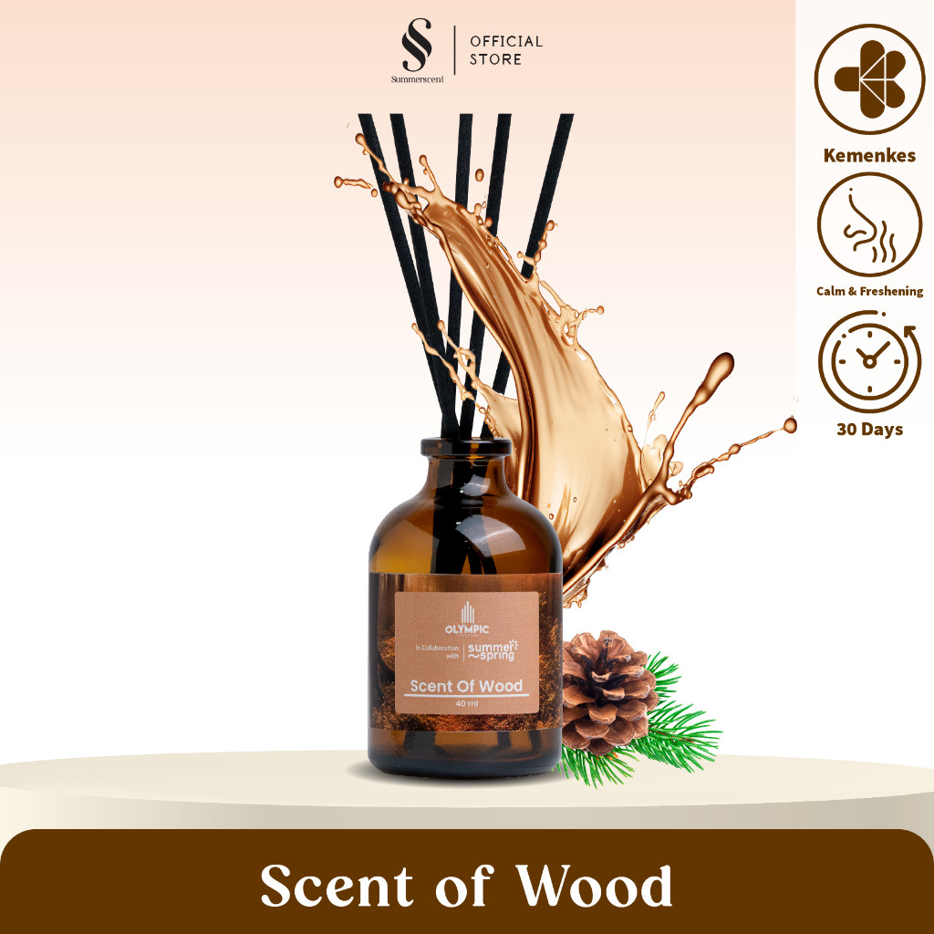 Jual Reed Diffuser - Scent Of Wood ┃ Summer Spring x Olympic | Shopee ...
