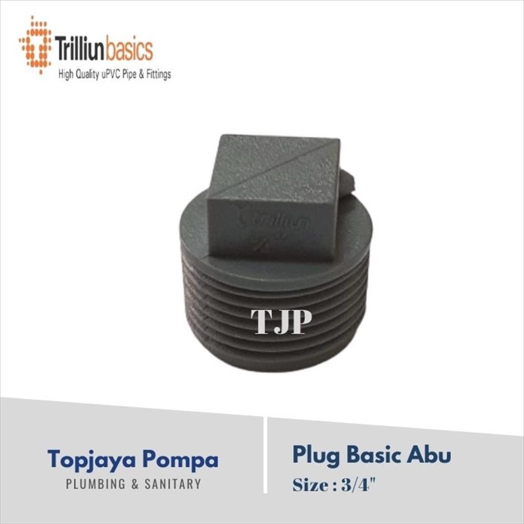 Jual PLUG PVC AW TRILLIUN 3/4