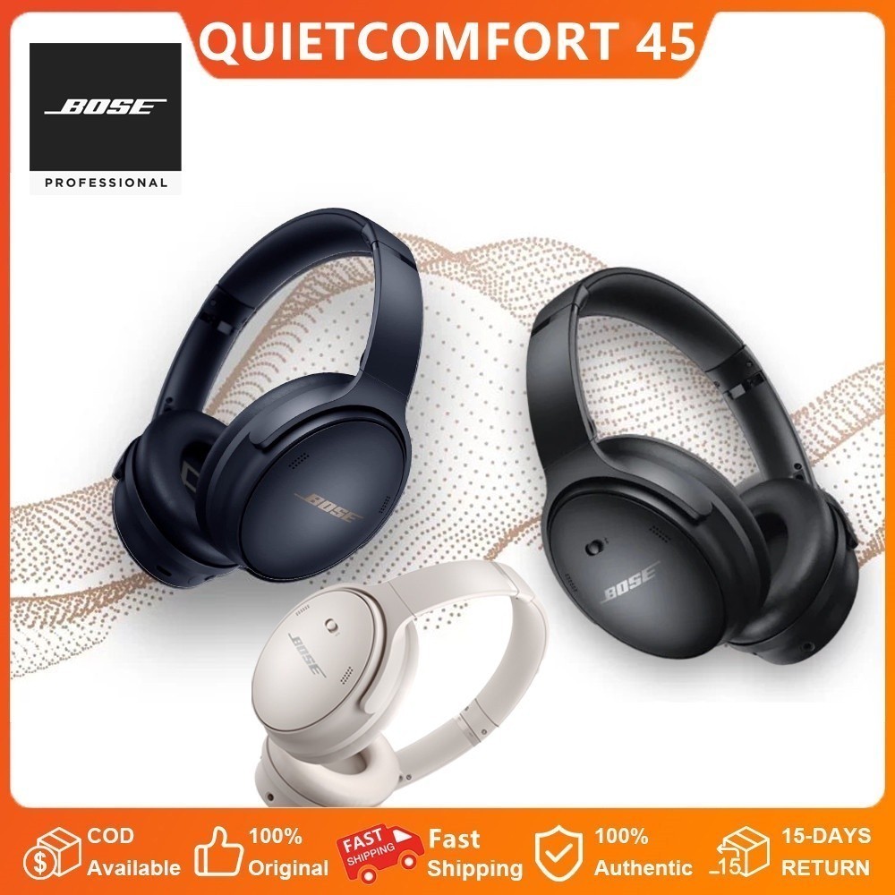 Jual Bose 45 Wireless Bluetooth Headphone Microphone