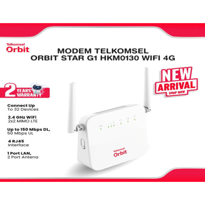 Jual Modem Telkomsel Orbit Star G1 HKM0130 WiFi 4G LTE | Shopee Indonesia