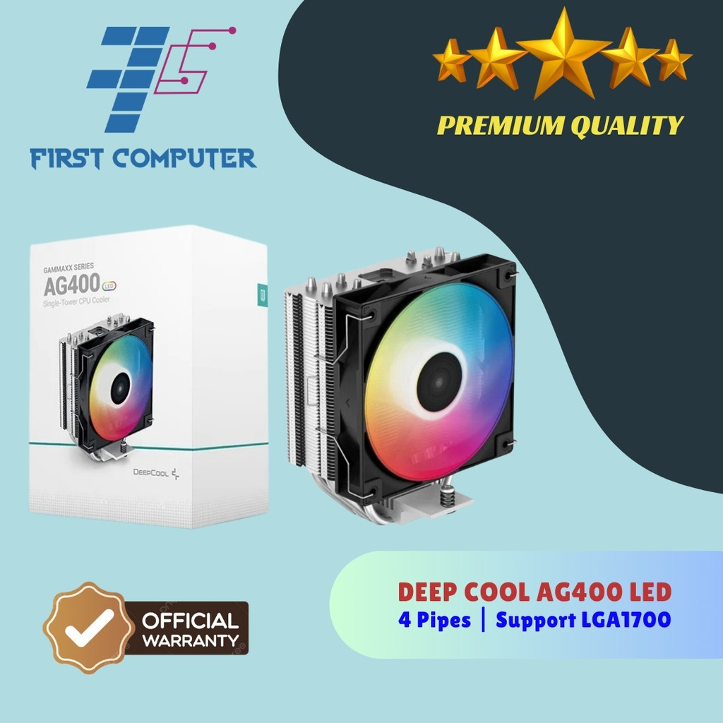 Jual CPU Cooler Deepcool AG400 LED Fixed | Shopee Indonesia