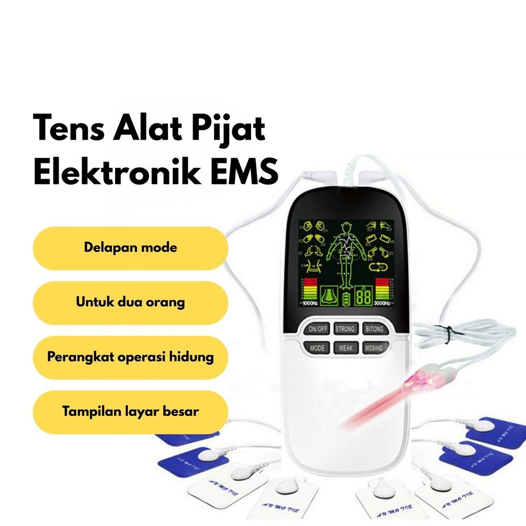 Jual Tens Alat Pijat Digital Elektronik EMS Terapi Relaksasi Otot ...