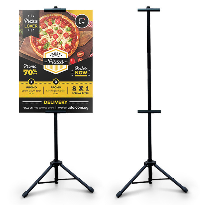 Jual Tripod Stand Banner Display Tiang Iklan Banner & Poster 2 Sisi ...