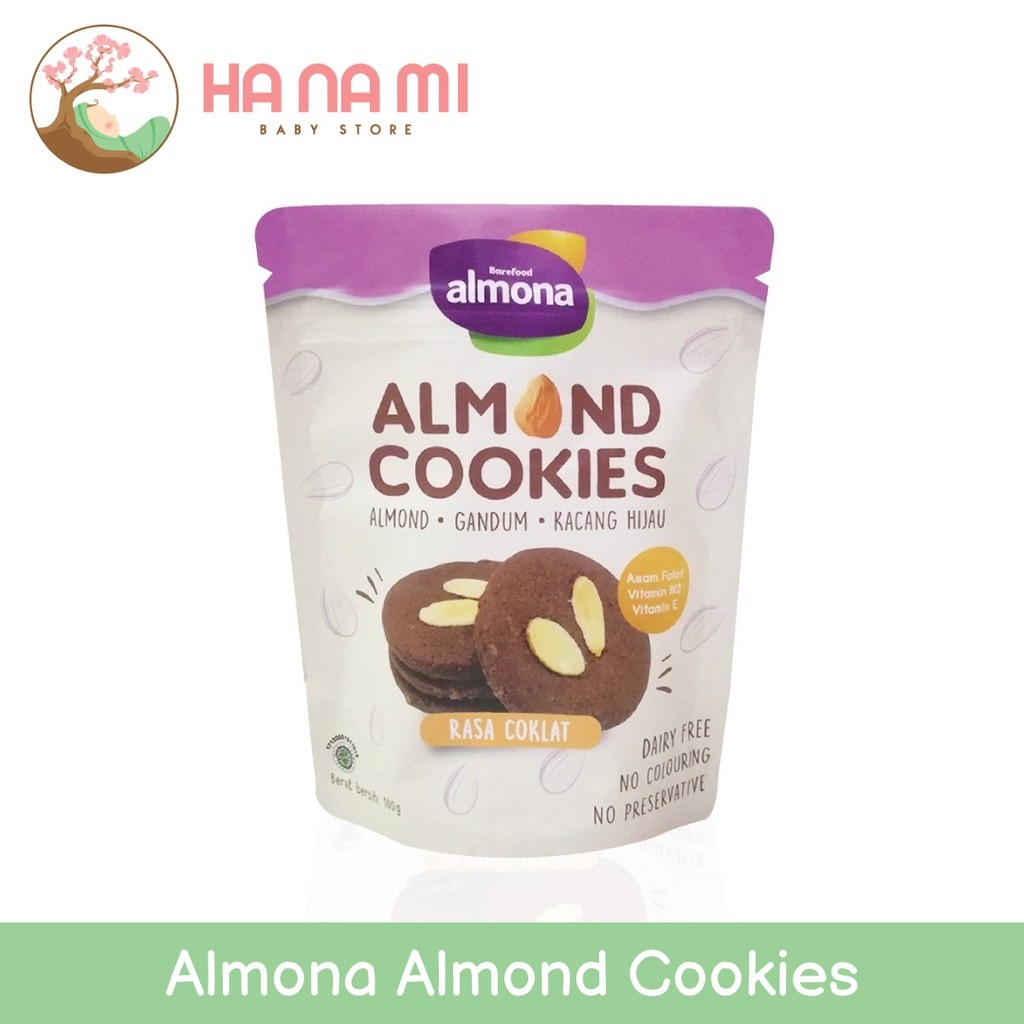 Jual Almona Almond Cookies Snack Sehat Dairy Free | Shopee Indonesia