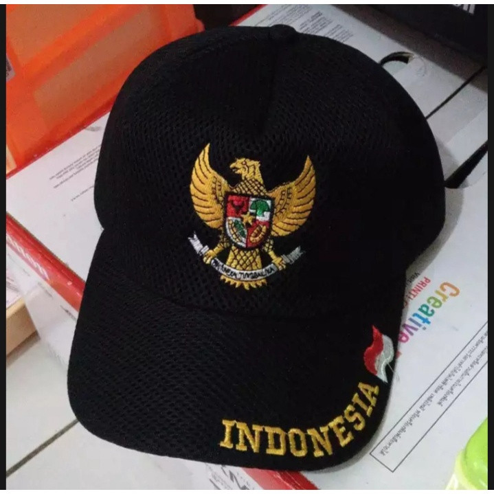 Jual MZD SELLER-TOPI PRIA LOGO GARUDA INDONESIA / TOPI JARING GARUDA ...