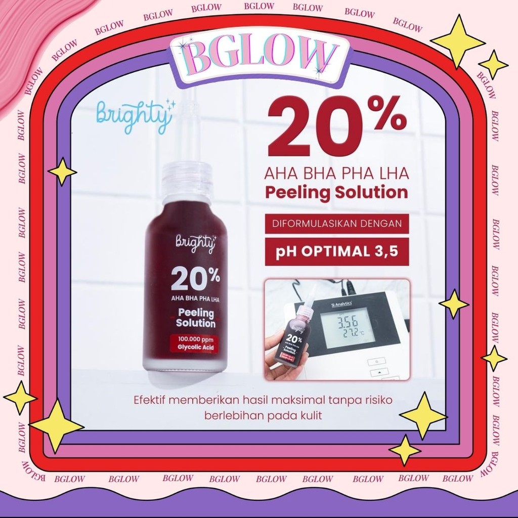 Jual Brighty 20% AHA BHA PHA LHA Peeling Solution Pencerah Kulit ...