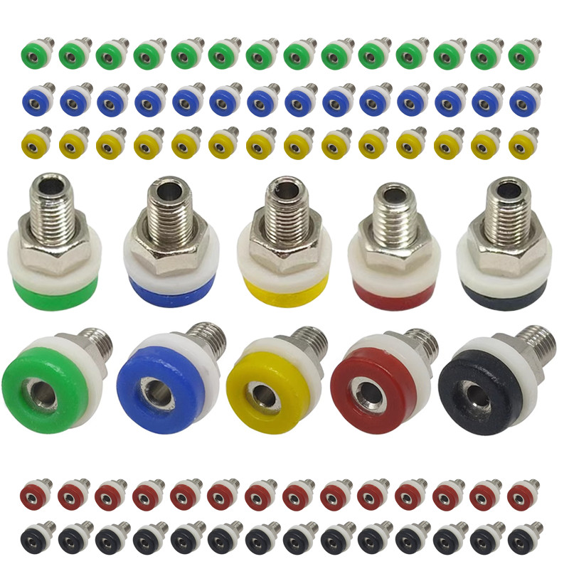 Vikye 20 Spine A Banana Da 2mm - Set Misti Per Connettori Amplificatore, Jack Di Prova E Attrezzature Audio
