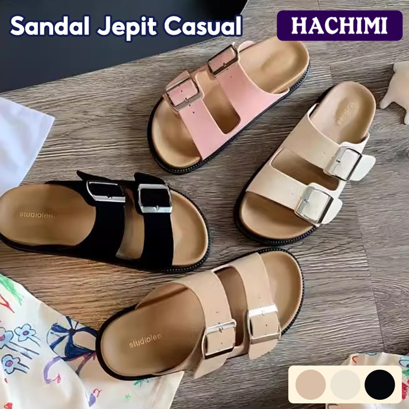 Jual Hachimi Sandal Wanita/Platform/Sandal Slop Wanita/Sandal Platform ...