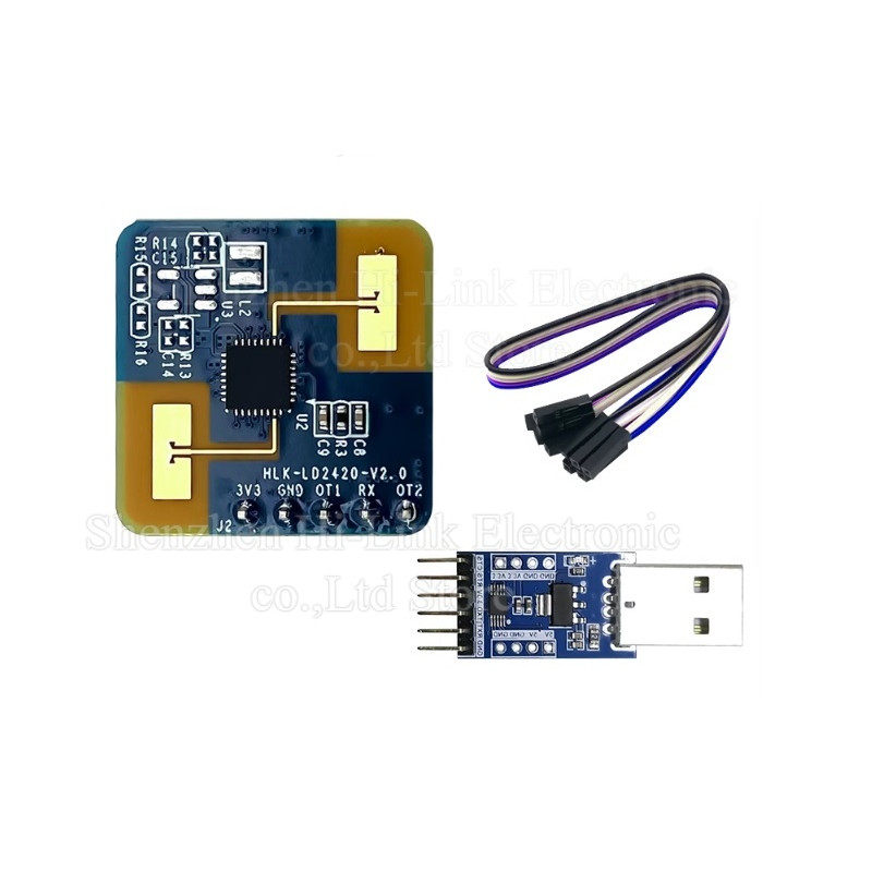 Jual Hi-Link Hot 24G human presence sensor LD2410 millimeter wave radar ...