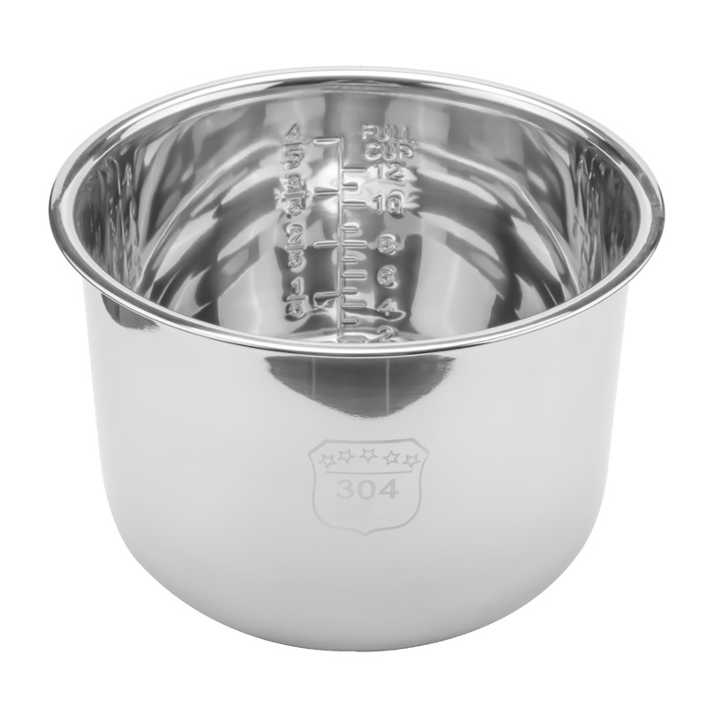 Jual 6L Pressure Cooker Inner Pot Rice Pressure Cooker Liner Stainless ...