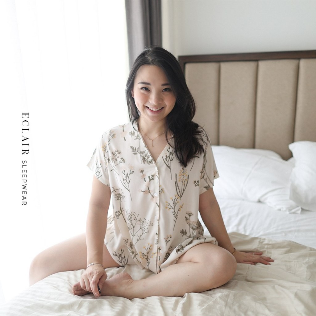 ECLAIR Sleepwear - V Neck Short Pajamas