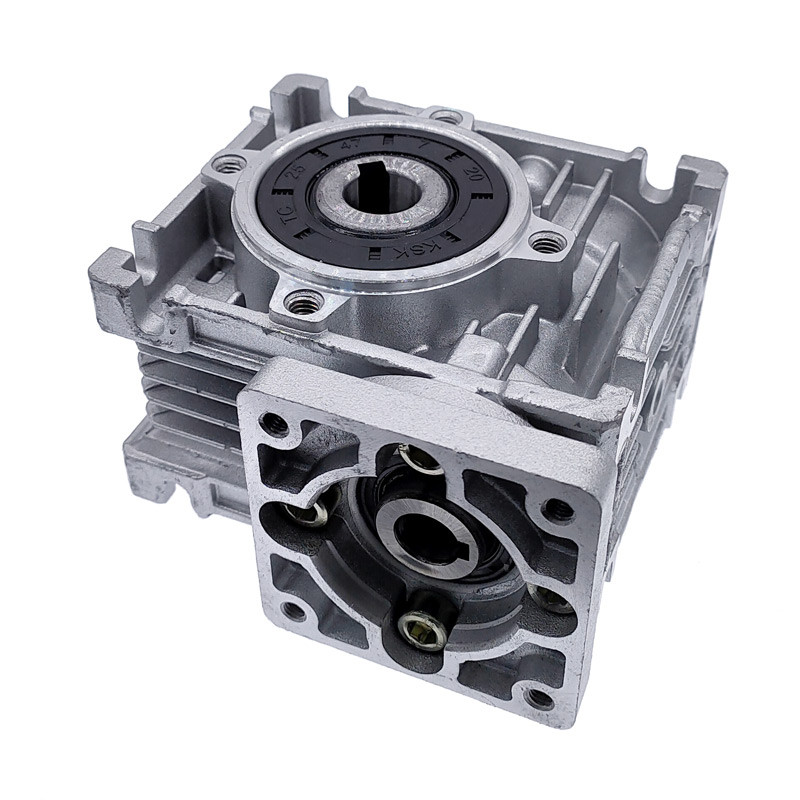Jual speed reducer worm DC motor gearbox 14mm output 5:1-80:1 RV030 ...