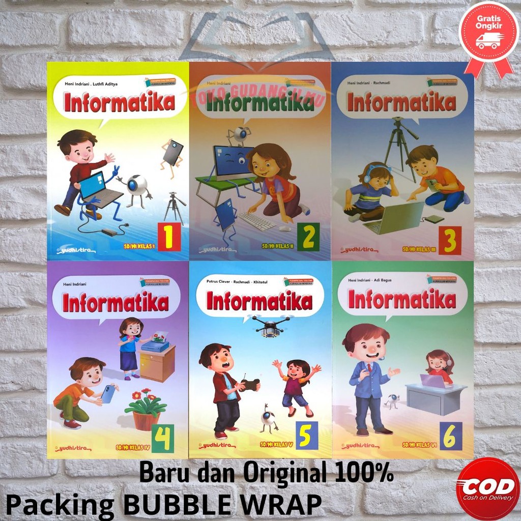 Jual Buku Informatika Kelas 1 2 3 4 5 6 SD/MI Edisi Kurikulum Merdeka ...