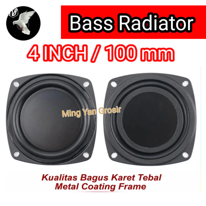Jual Passive Bass Radiator 4 inch PBR 100mm Pasif Subwoofer Speaker ...
