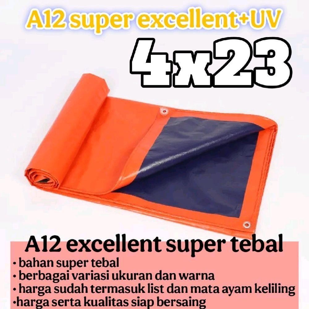Jual TERPAL 4X23 PE TEBAL bisa di fungsikan untuk jemuran, kolam, atap ...