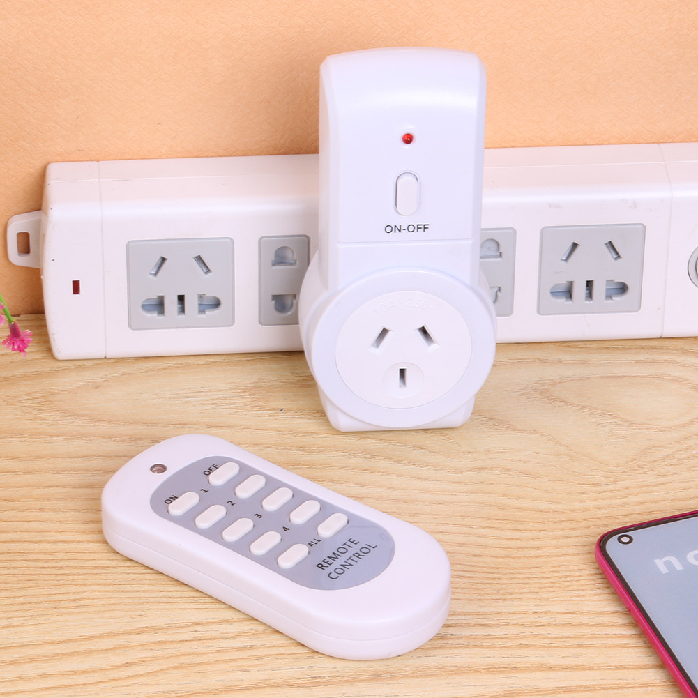 Jual 433.92MHz Wireless Remote Control House Power Outlet Light ON/OFF ...