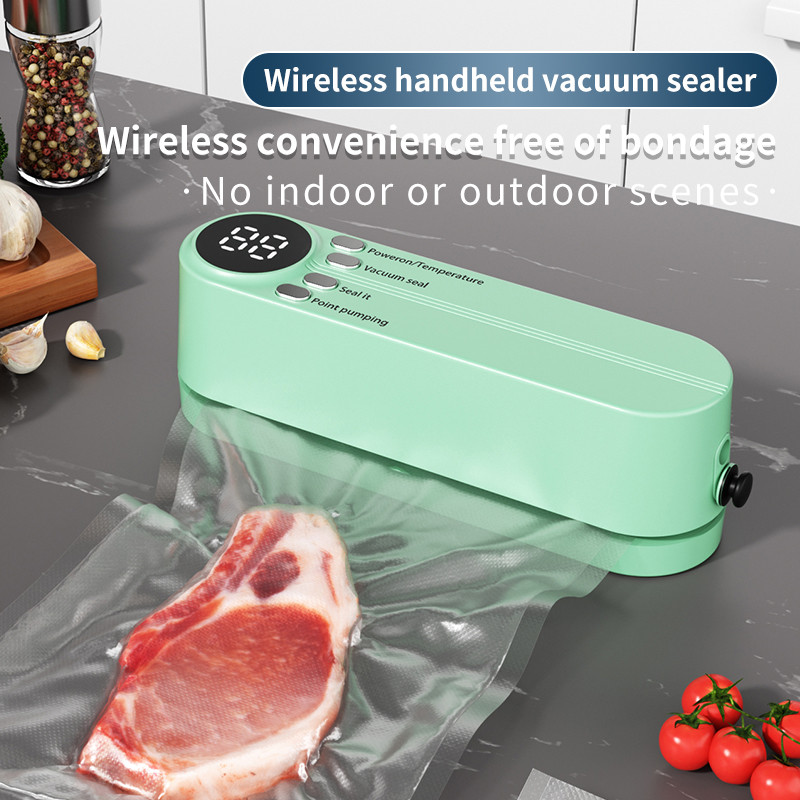 Jual Mini Wireless Fully Automatic Vacuum Sealing Machine Household ...