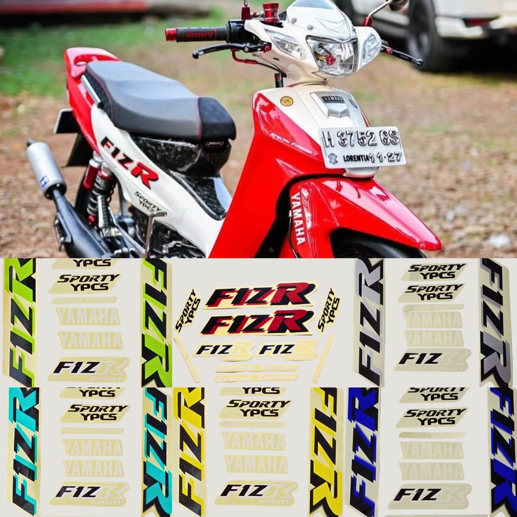 Jual Striping stiker motor yamaha fizr f1zr fiz r spesial edition ...