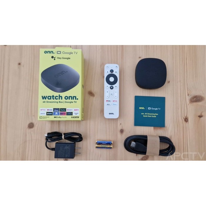 Jual ONN Google TV Streaming Box 4K With Google assistant - HD TV ...