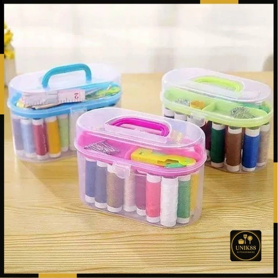 [UNIK88] Set Alat Jahit Besar 12 Benang | AutoStock