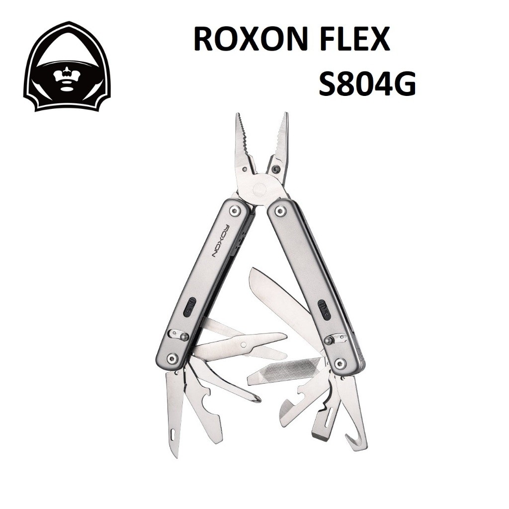 Roxon S804 Flex Multi Tool Design Modulare Open Source E Multiutensile Personalizzabile Per Il Trasporto Quotidiano (EDC), Gli Hobby E L'outdoor