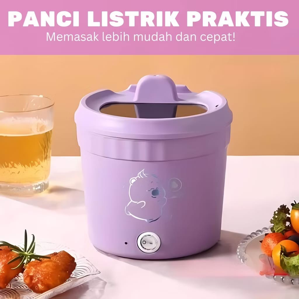 Jual rice cooker mini panci listrik serbaguna 1.2 liter penanak nasi ...