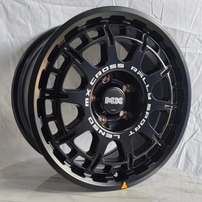 Jual 4 buah Velg Lenso MX Ebola 16x8.0 5H 1143 ET35 Satin Black Ring 16 ...
