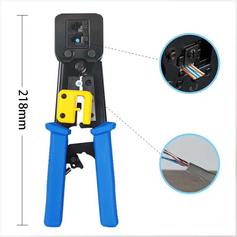 Jual Tang Crimping Anti Gagal RJ45 Ethernet Crimper | Shopee Indonesia