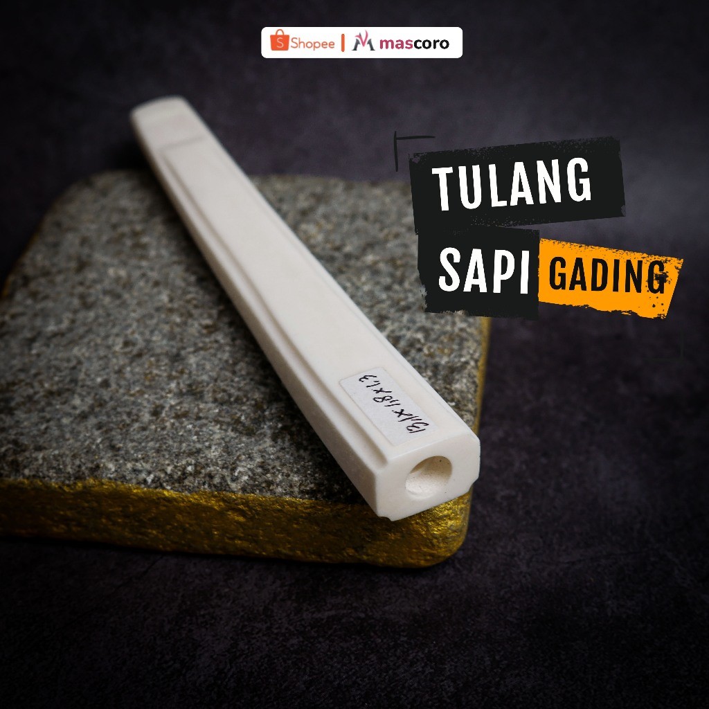 Jual piparokok tulang sapi import 11,5cm - 13,5cm mirip gading GG bahan ...