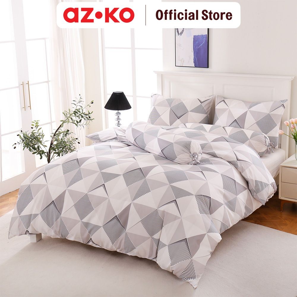 Jual AZKO Sleeplite Set Seprai Microfiber Abstrak Yara Sprei Seprai ...