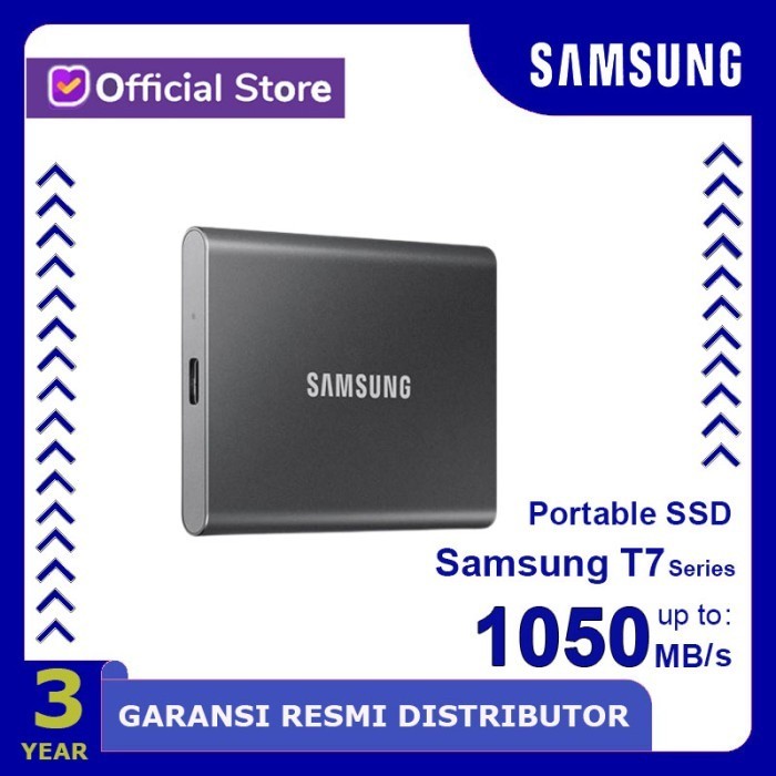 Jual SSD Samsung T7 4TB - Portable SSD Eksternal SSD USB-C USB-A ...