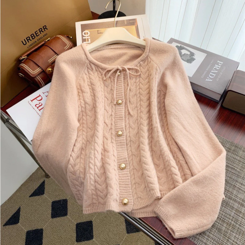 Foto 2 Tortton - Cardigan Wol Rajut Korean Style Ruffle Full Wol | 013