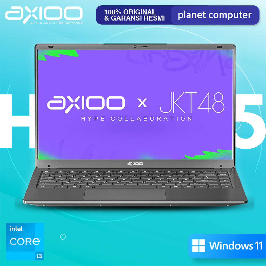 AXIOO Mybook HYPE 5 G12 Core i5 1235U 16GB 512GB W11 Black
