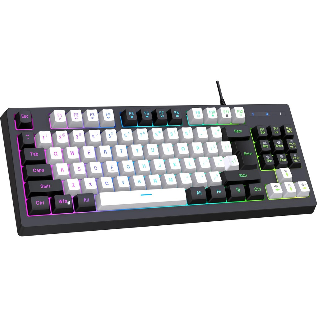 Jual Mini Keybaord 87% Form Factor 87Keys Gaming Keybaord Wired Full ...