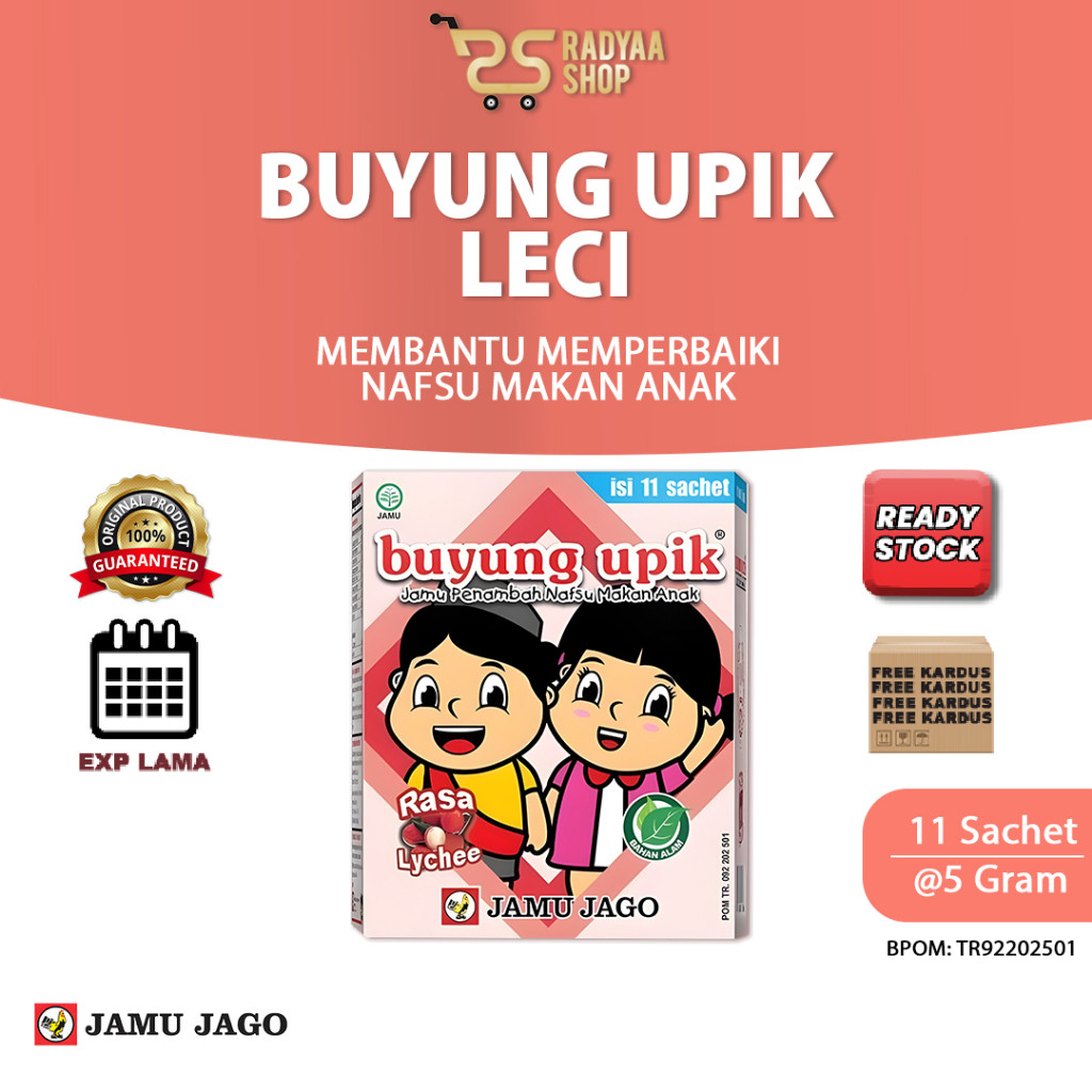 Jual Buyung Upik Rasa Leci Membantu Meningkatkan Nafsu Makan Anak ...