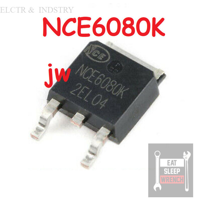 10pcs CJU80N03 N-Channel Power MOSFET – 30V 80A TO-252 Package