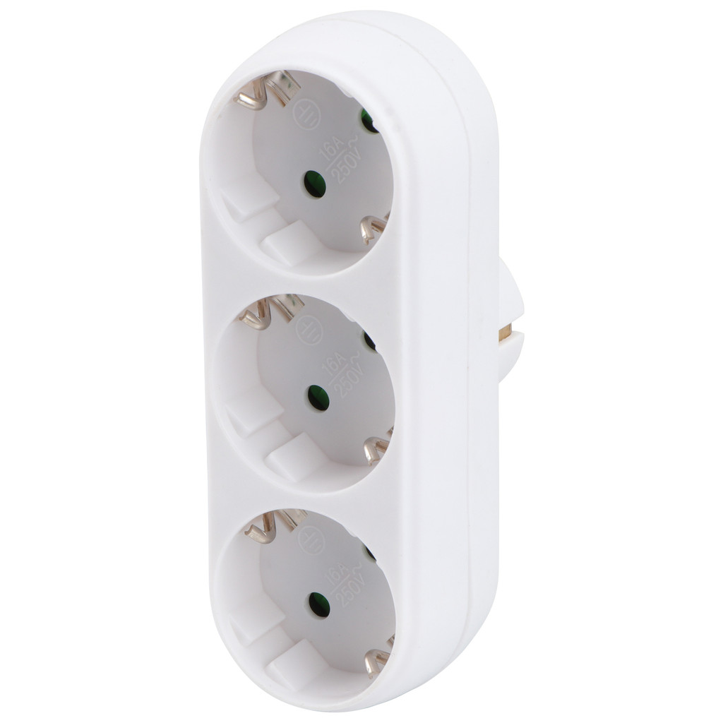Jual Triple Power Socket Adapter Socket Adapter Home Travel Power ...