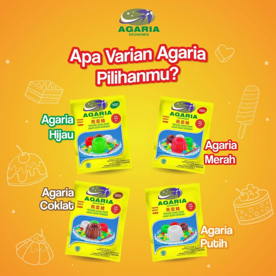 Jual FORISA AGARIA/AGAR WARNA/POWDER 7GR | Shopee Indonesia