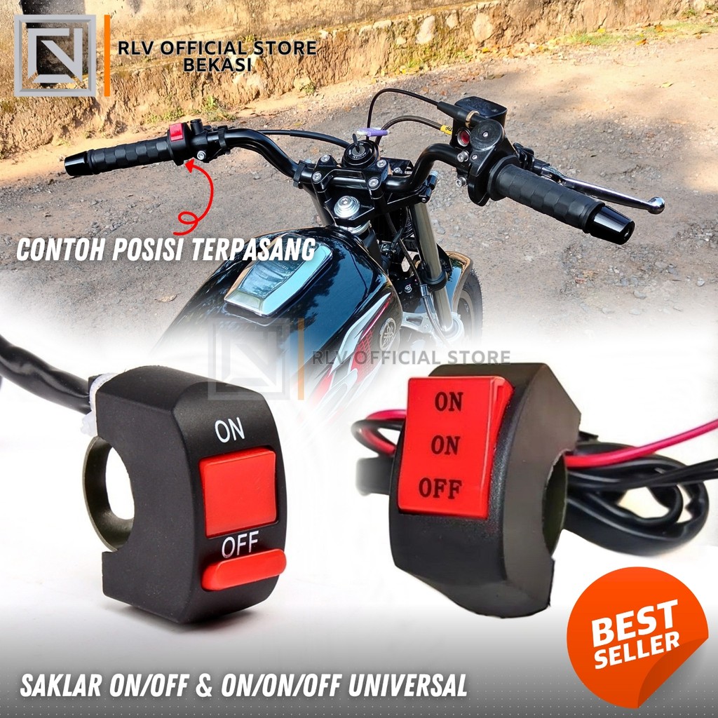 Jual SAKLAR SWITCH STANG 3MODE 2MODE ON ON OFF 3 JALUR 2 JALUR 12V 24V ...