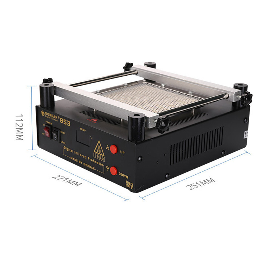 Jual Gordak Ir Infrared Preheater Bga Disassembly And Assembly Heating Soldering Station Pcb