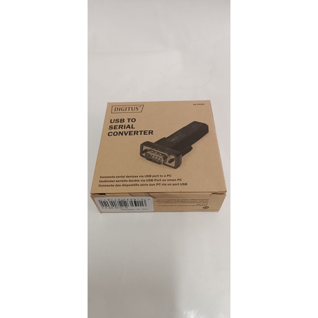 thumbnail image 2 of Digitus USB To Serial Adapter (DA-70156) - USB 2.0 To RS-232, Plug & Play For Windows, Mac, Linux 2 of 10