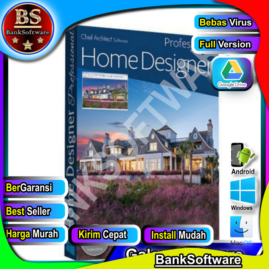 Jual Home Designer Pro 2024 windows [Full Version] 3D CAD & Simulation ...