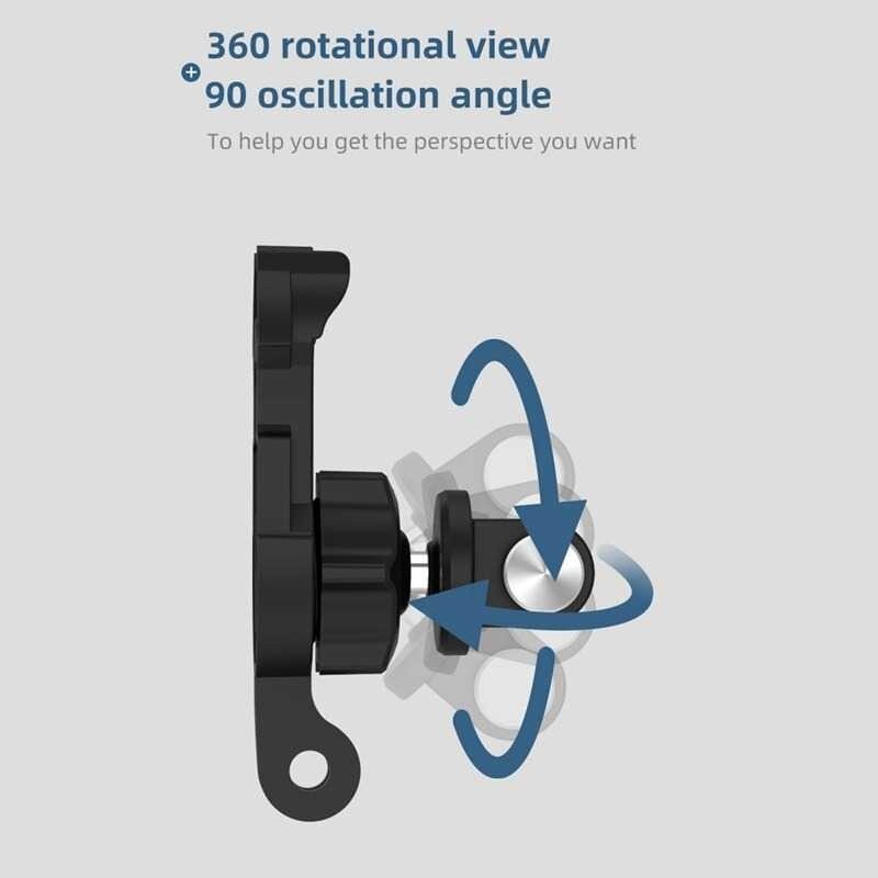 Jual TELESIN 360 Degree Rotate Mount for GoPro with Backpack Bracket ...