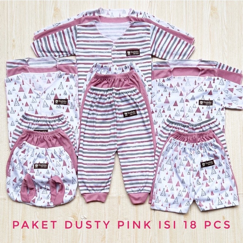 Jual Am Rw Dadidu Dusty Pink Series Pcs Paket Baju Bayi Kekinian Celana Bayi Setelan Bayi